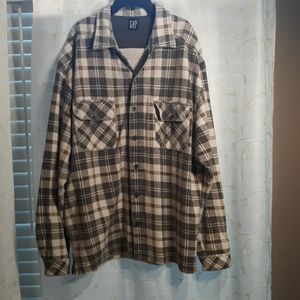 Gap flannel mens large